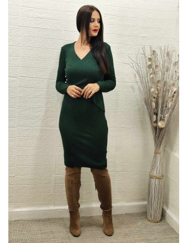 VESTIDO PERLA VERDE